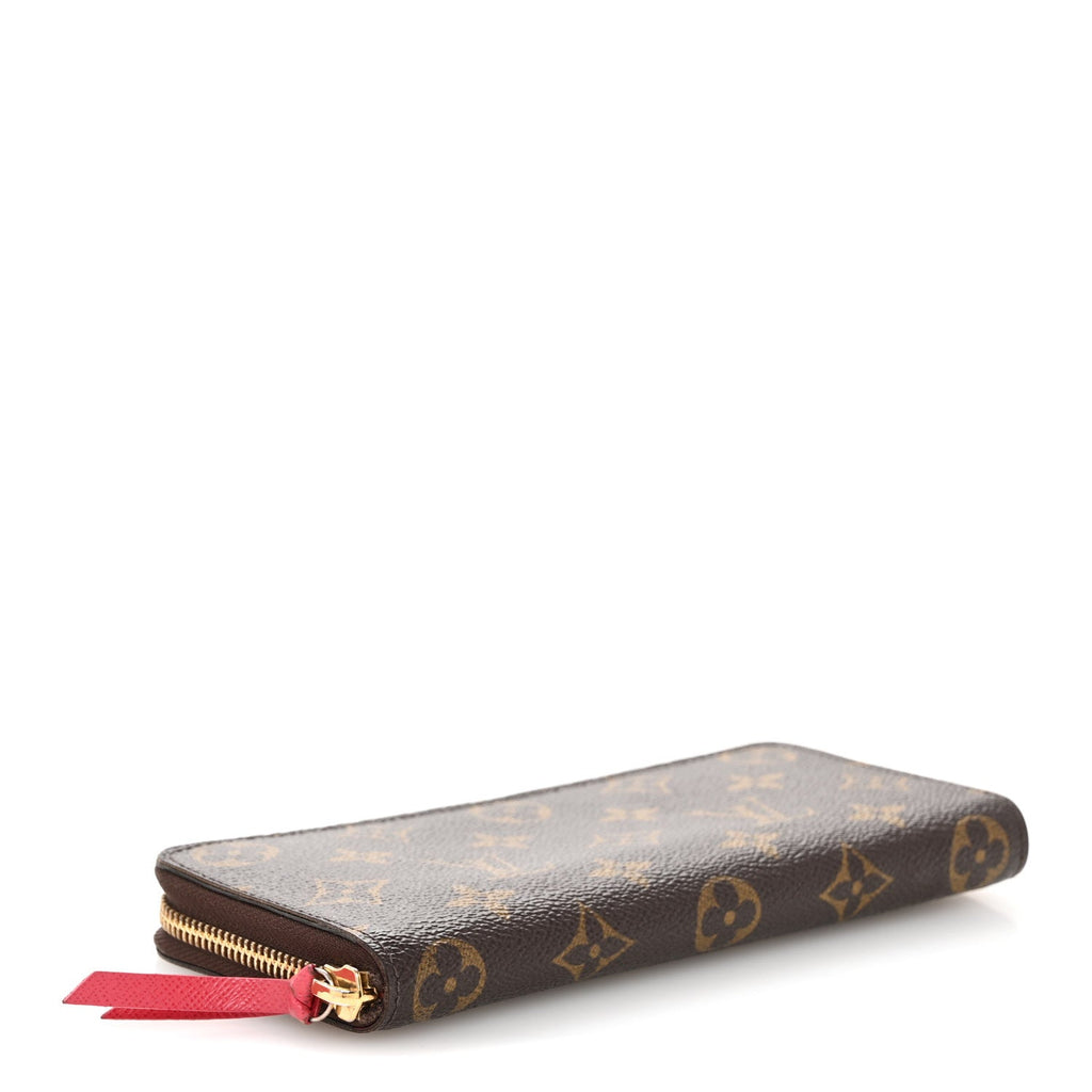 Monogram Clemence Wallet Hot Pink