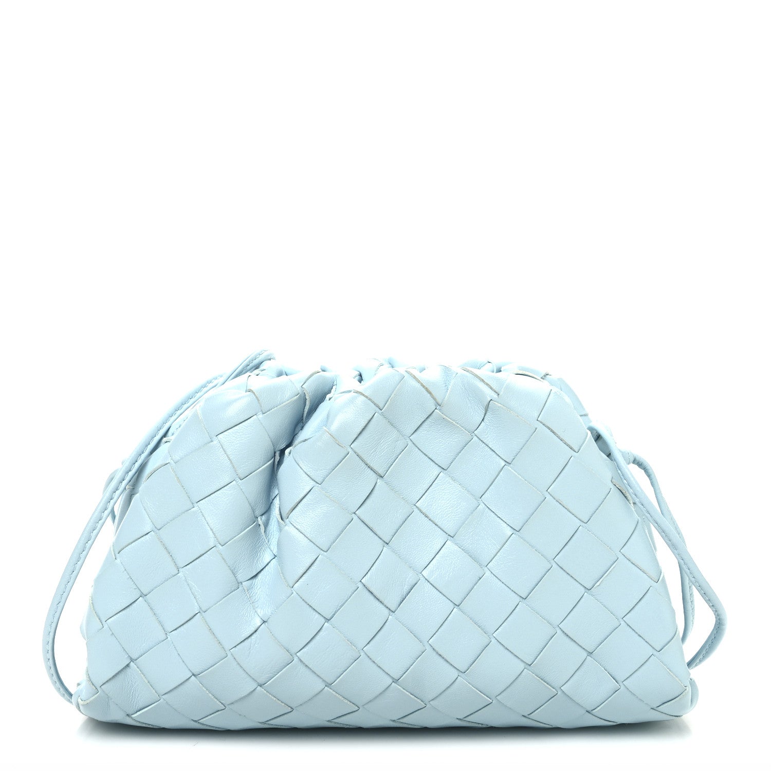 Nappa Intrecciato The Mini Pouch Ice