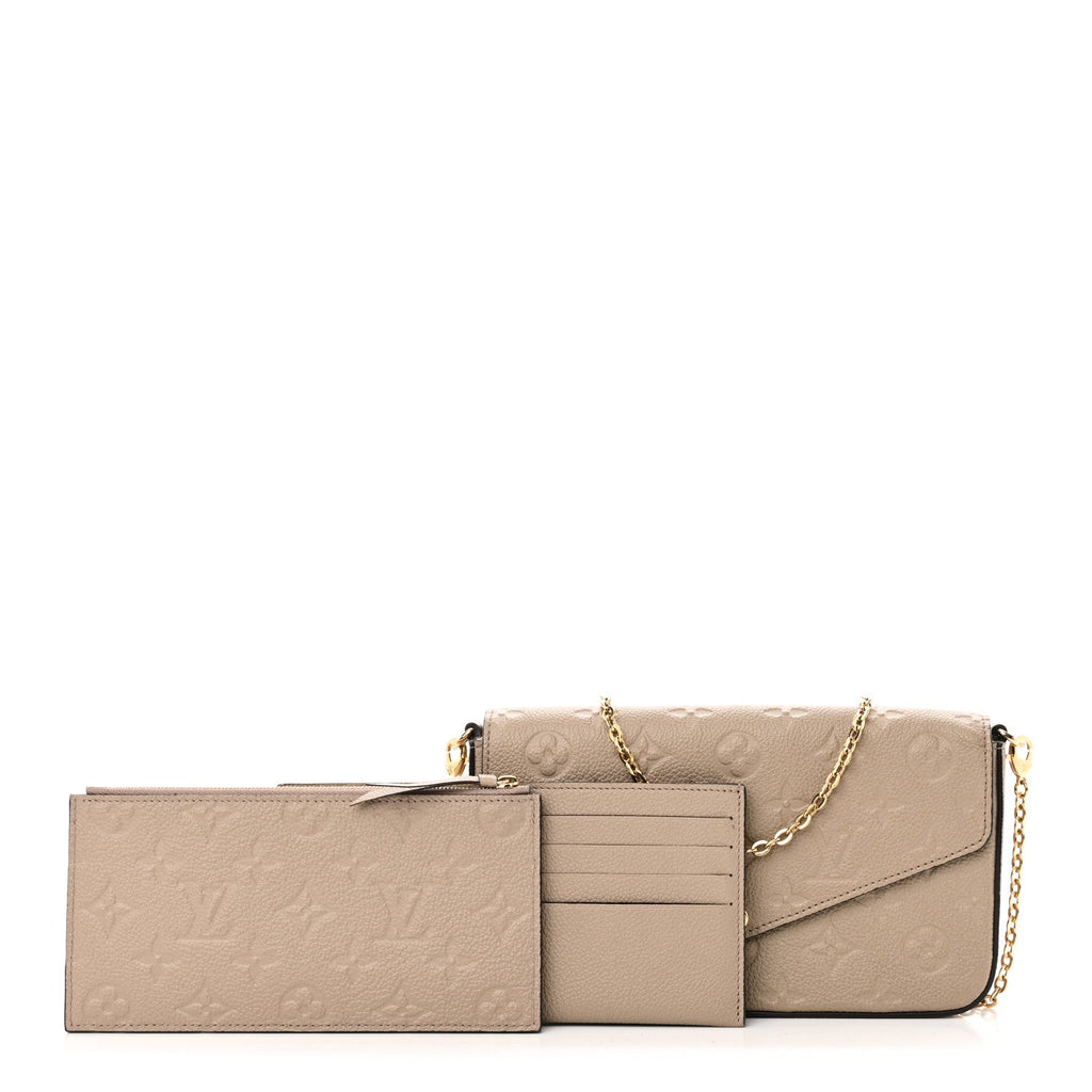 Empreinte Pochette Felicie Chain Wallet Tourterelle