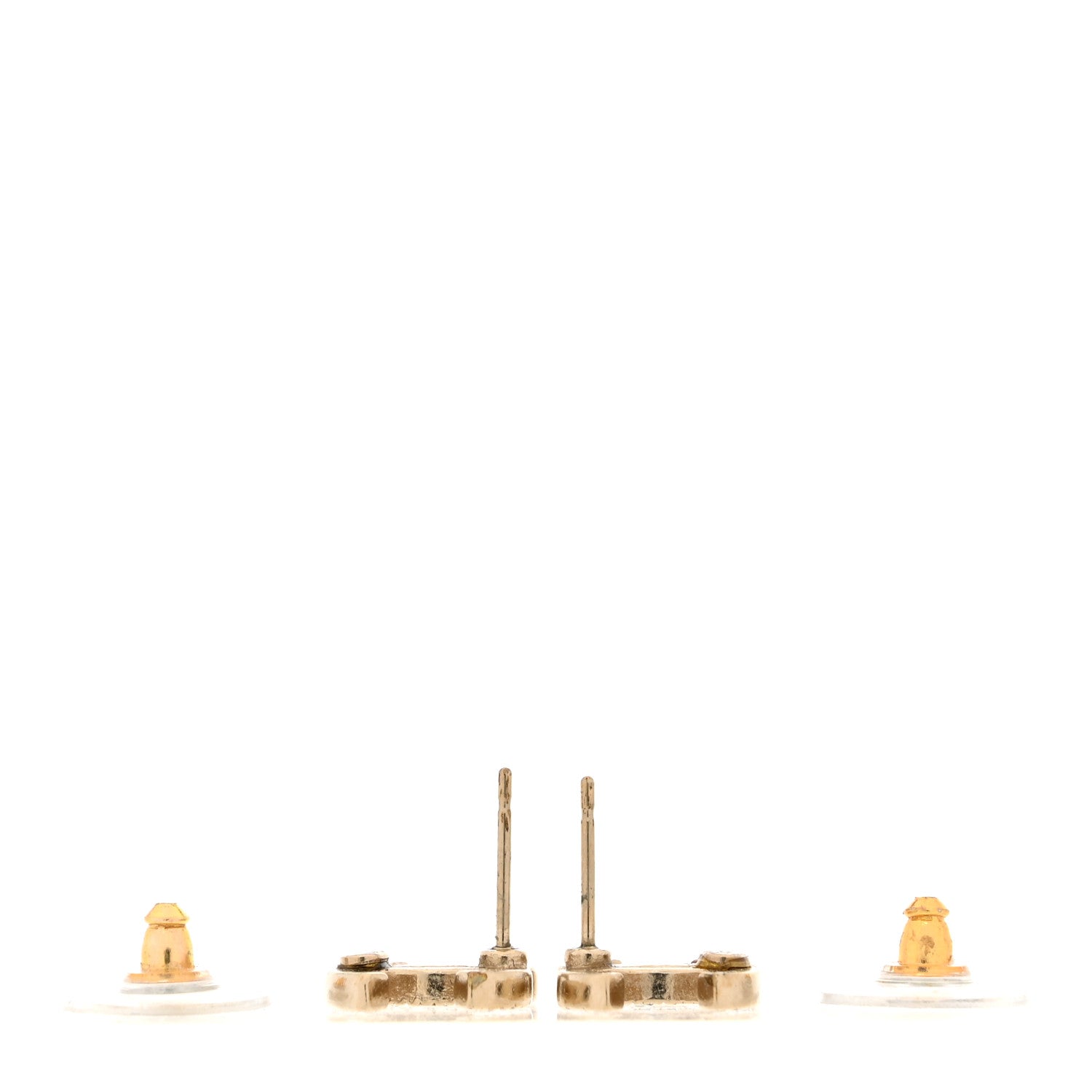 Crystal CC Earrings Gold