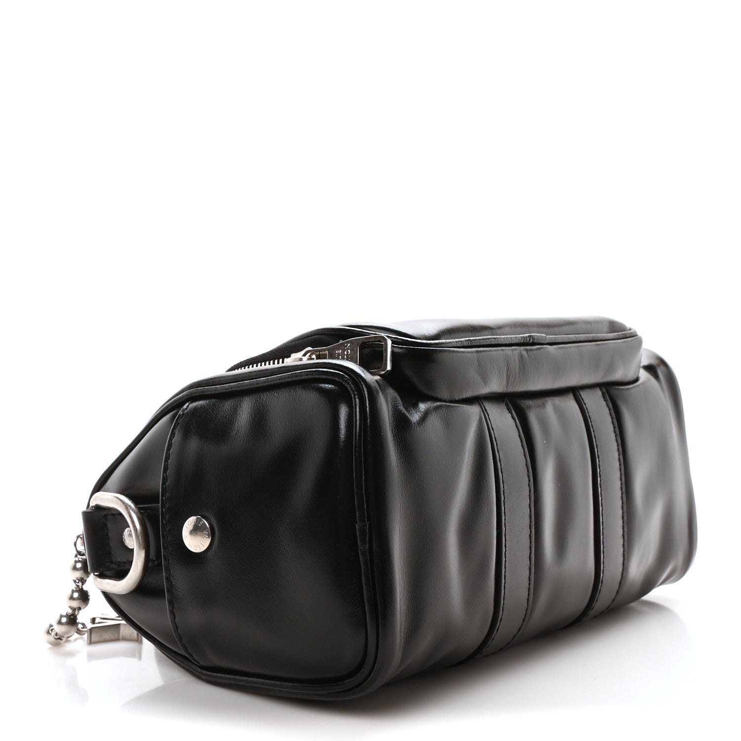 Calfskin Cargo Keepall Bandouliere 25 Black