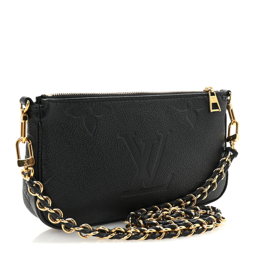 Empreinte Monogram Giant Multi Pochette Accessories Mini Pochette Black