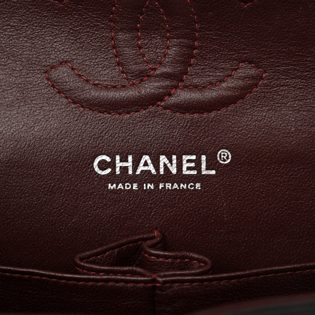Caviar Quilted Small Double Flap Black