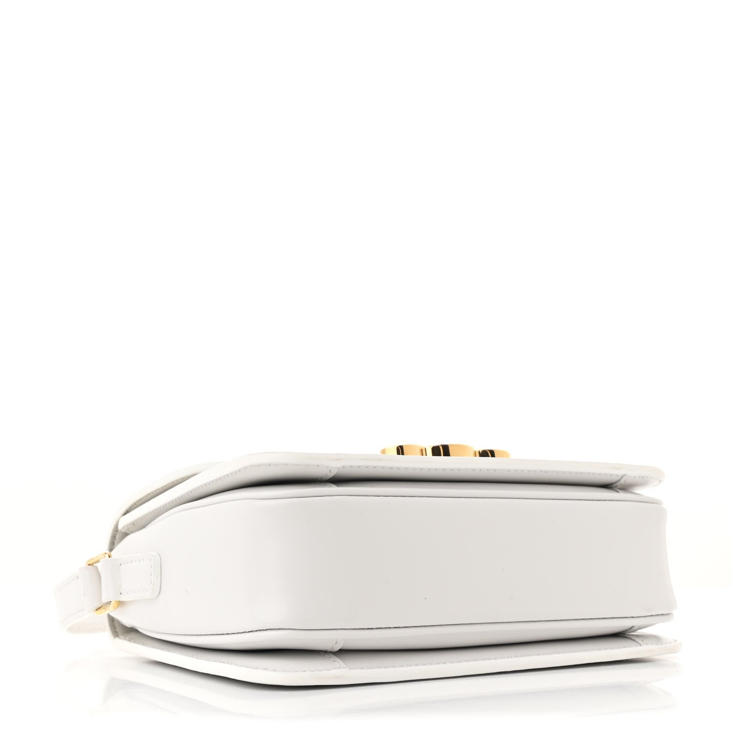 Shiny Calfskin Teen Triomphe Arctic White