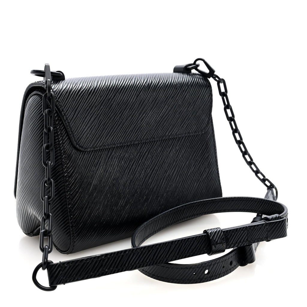 Epi Twist Shoulder Bag PM Black Pink