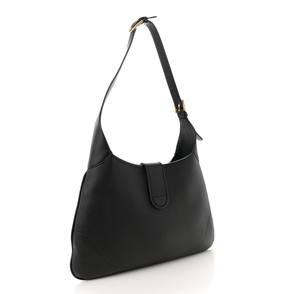 Goatskin Medium Aphrodite Shoulder Bag Black