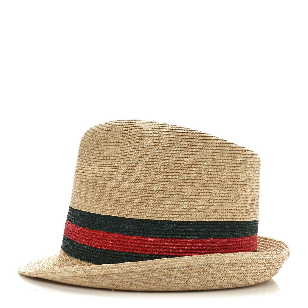 Abaca Straw Web Fedora Hat L