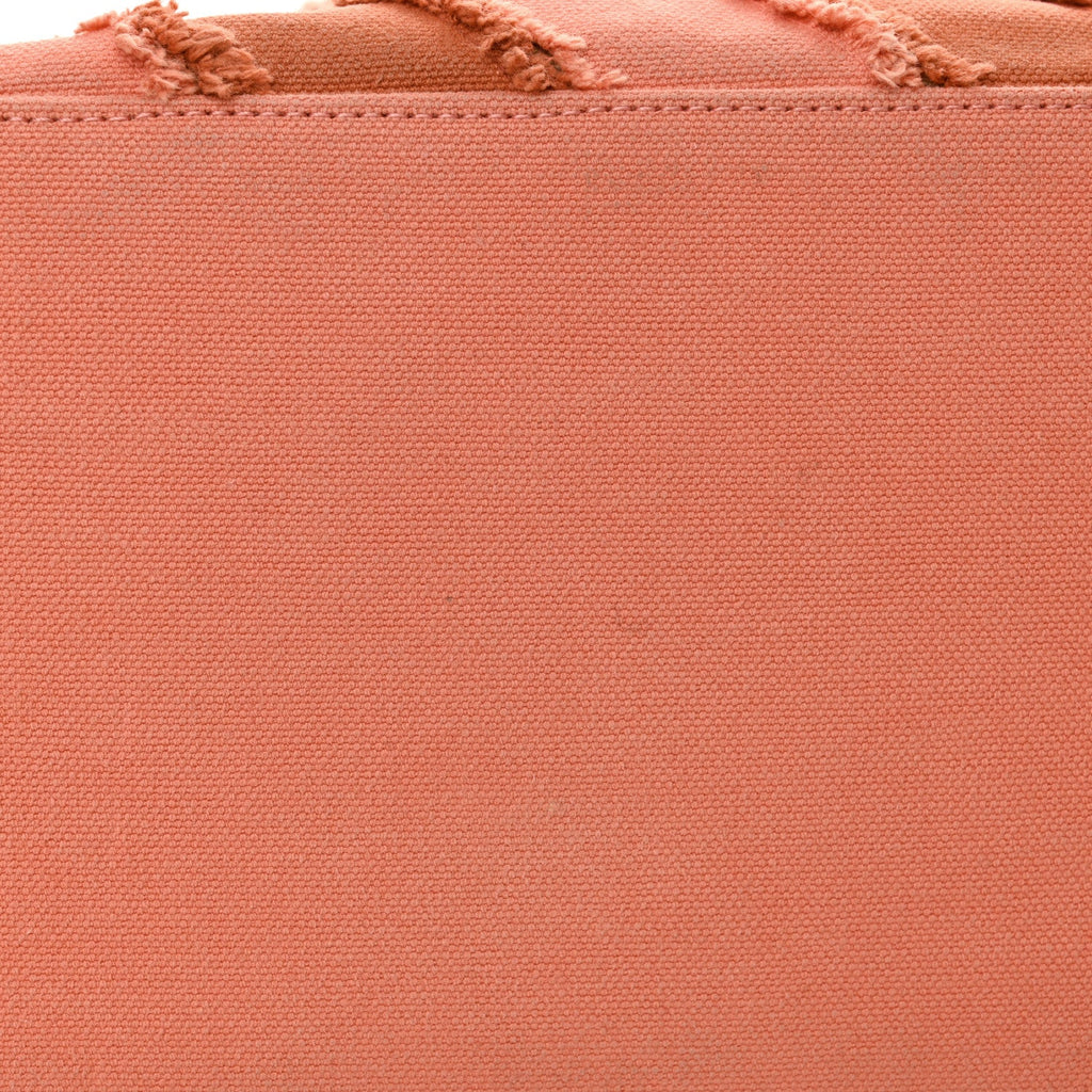 Canvas Chevron Cuba Patchwork Shopper Tote Orange