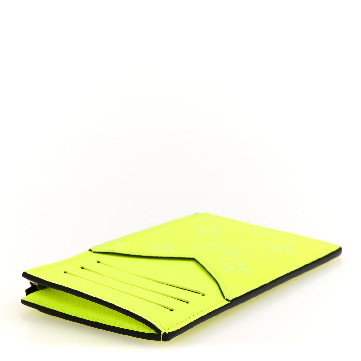 Monogram Taiga Coin  Holder Yellow