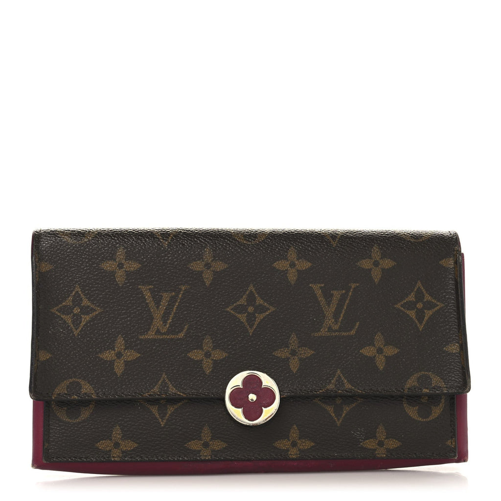 Monogram Flore Wallet Fuchsia