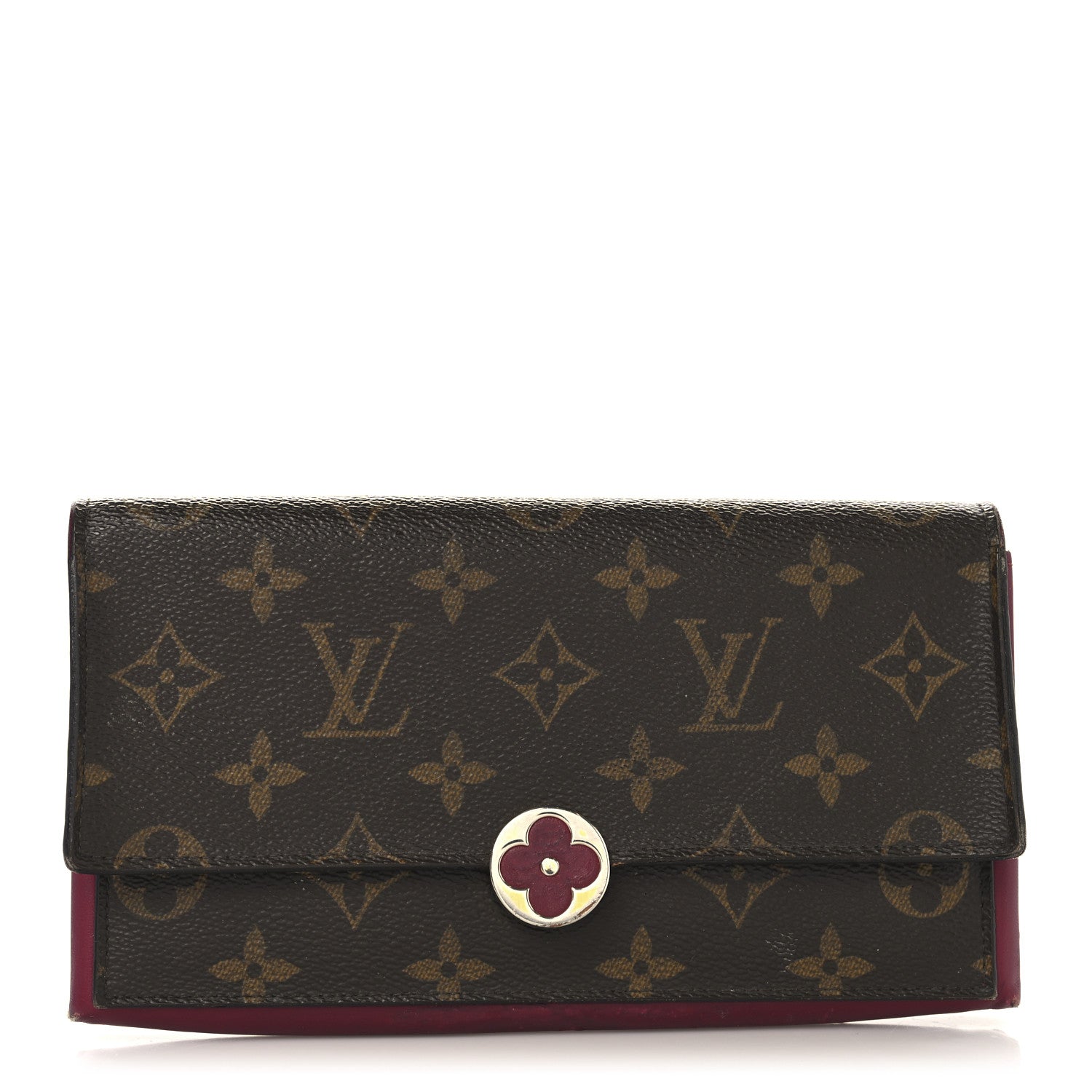 Monogram Flore Wallet Fuchsia