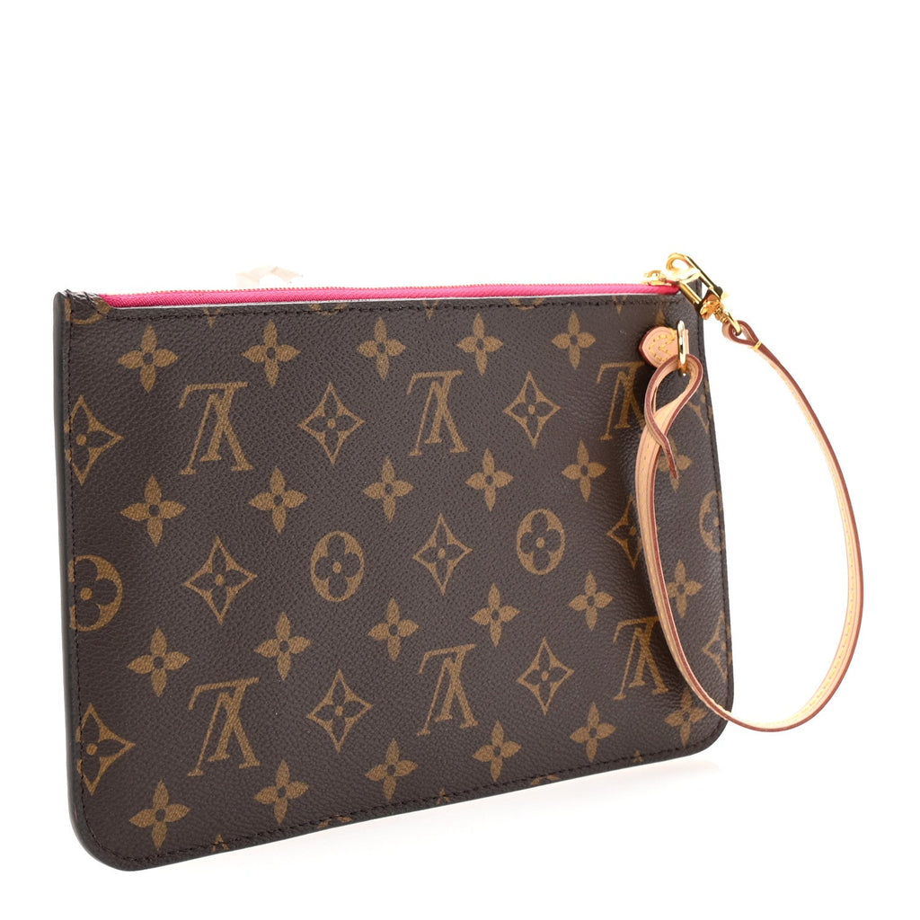 Monogram Neverfull MM GM Pochette Pivoine