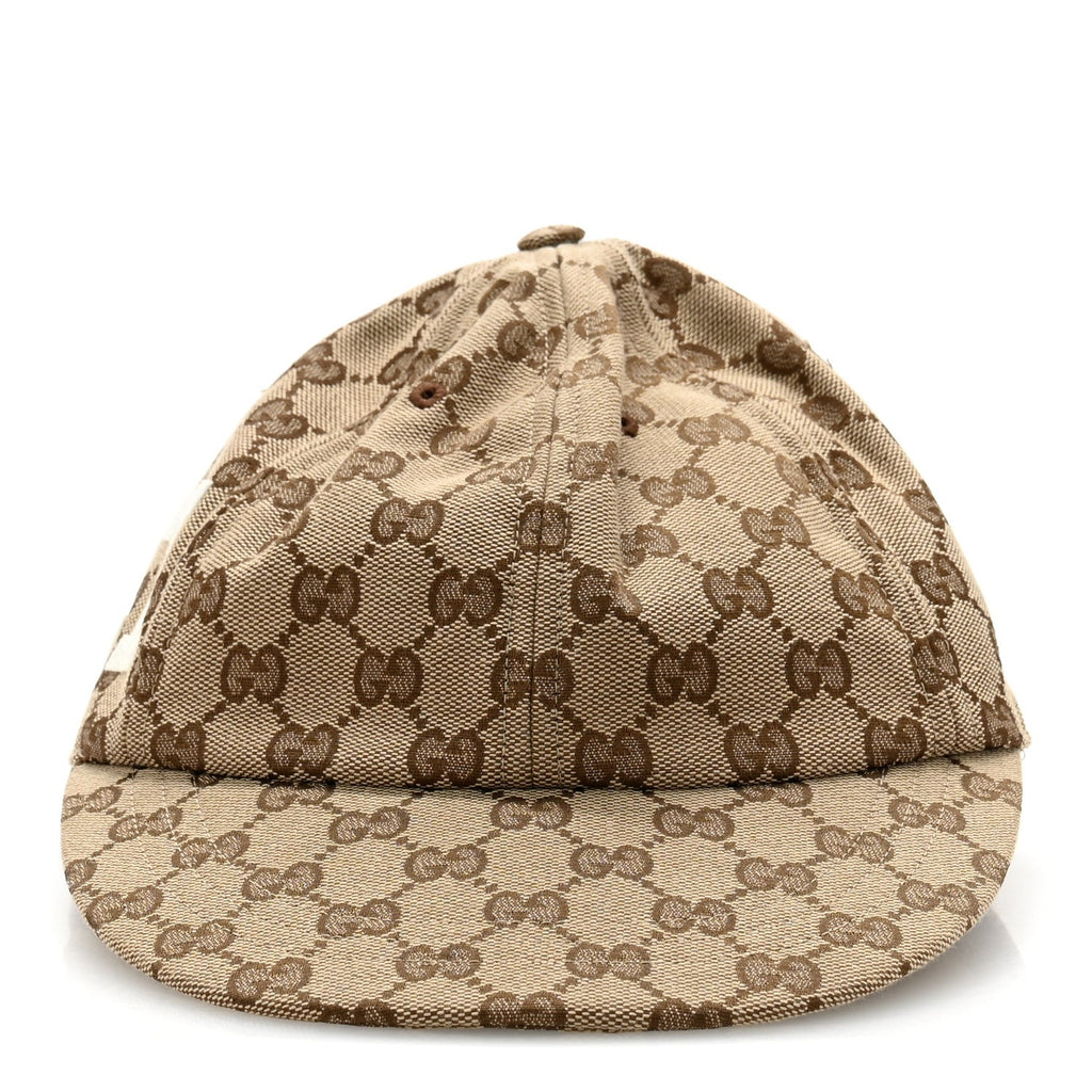 Monogram Patch Logo Soft Baseball Hat S Beige Cocoa