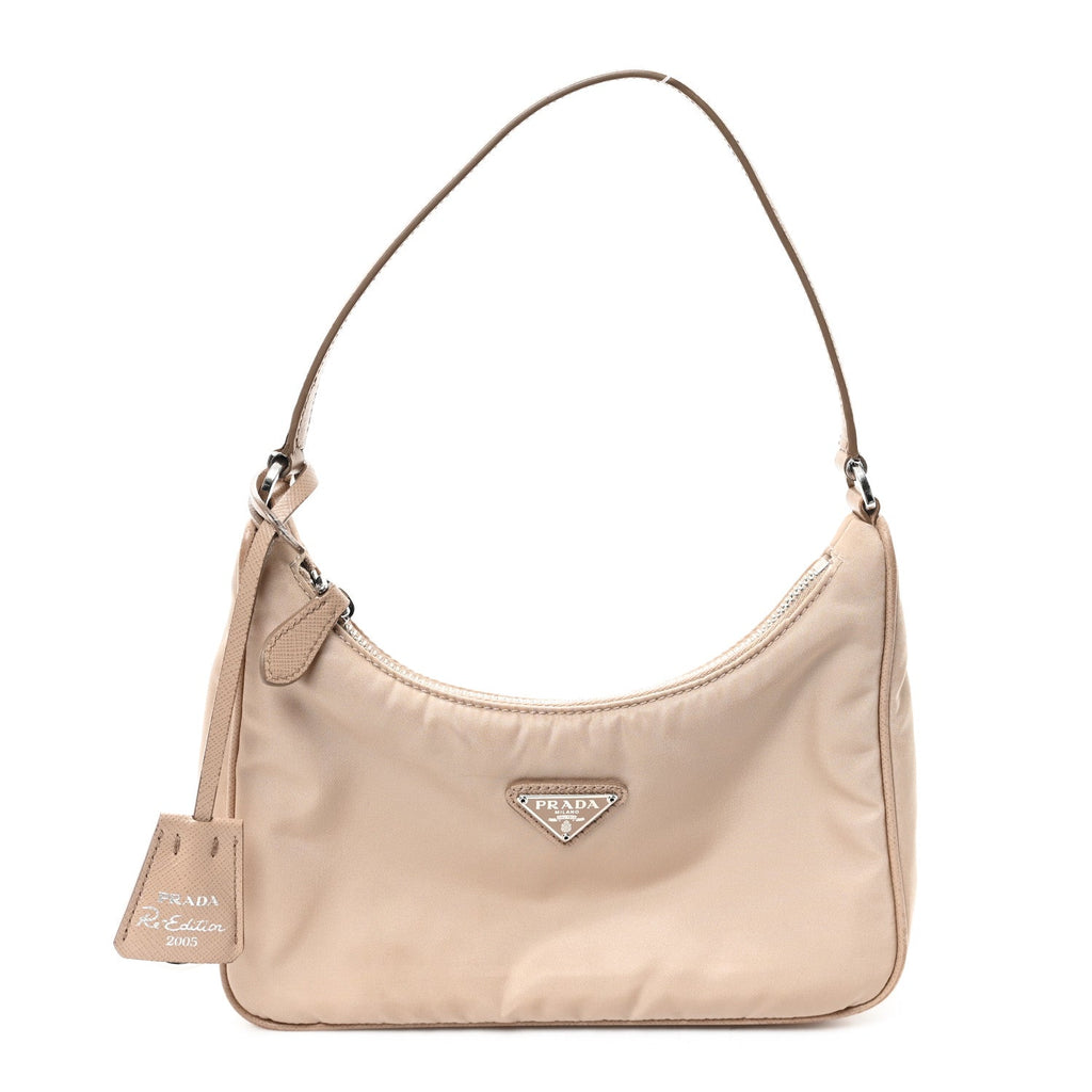 Tessuto Nylon Mini Re-Edition 2000 Bag Cammeo