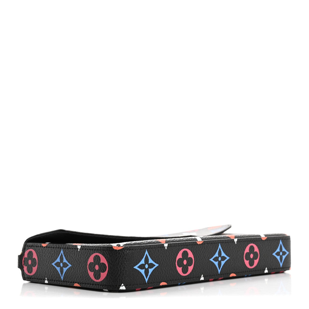 Game On Felicie Chain Wallet Black