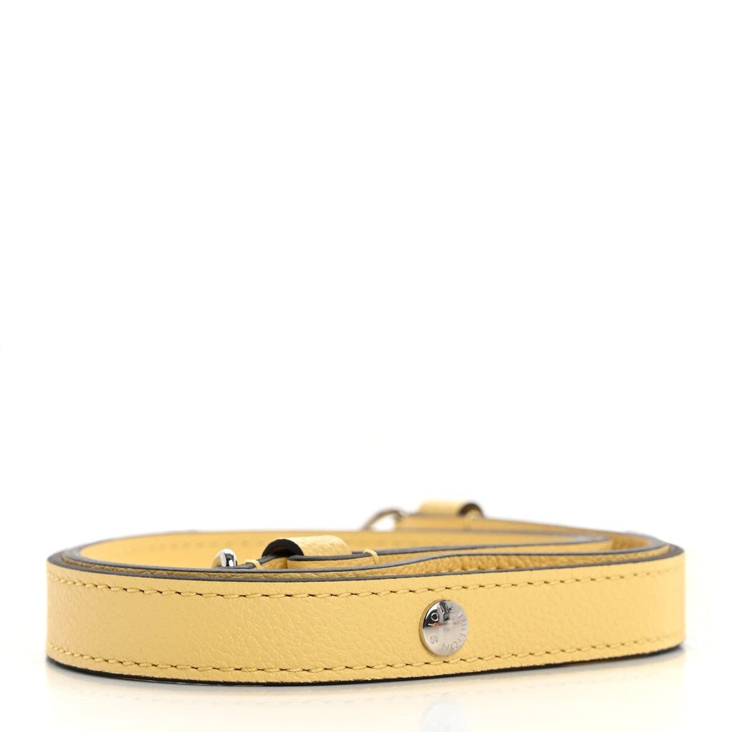 Calfskin Buci Shoulder Strap Jaune
