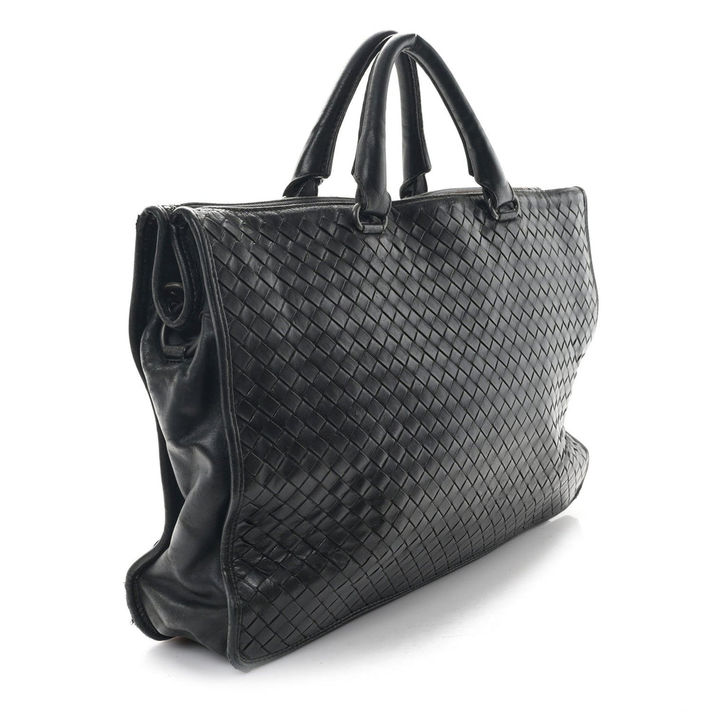 Nappa Intrecciato Tote Black