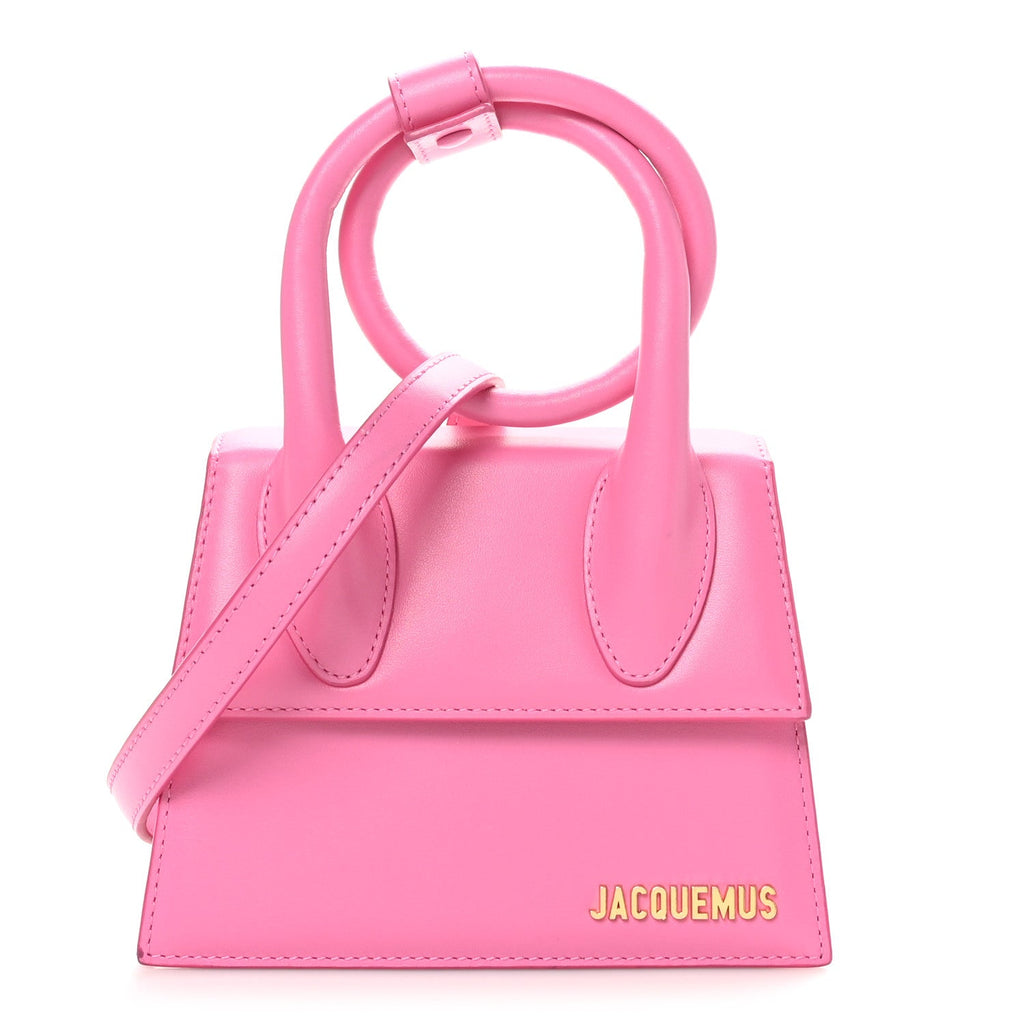 Calfskin Le Chiquito Noeud Dark Pink