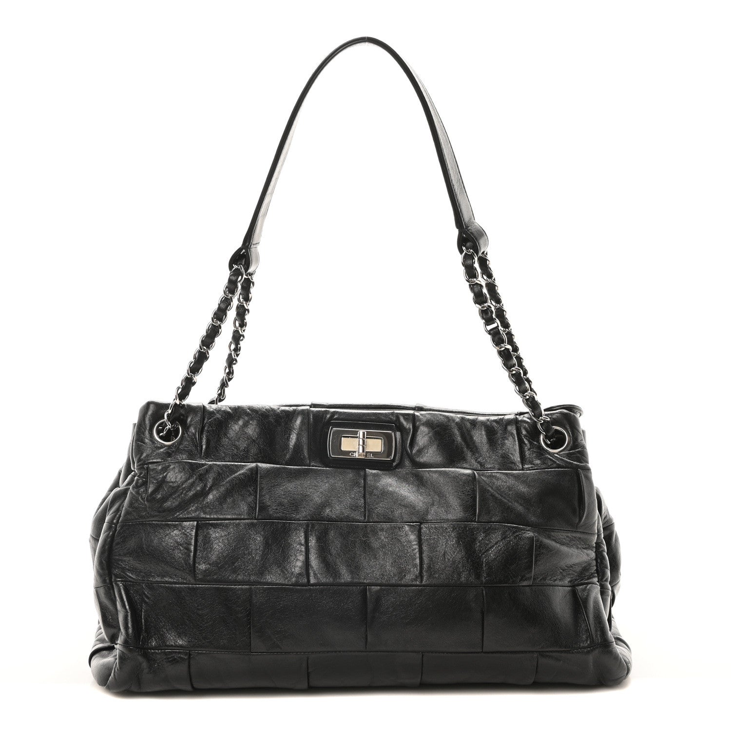 Lambskin Igloo Shoulder Bag Black