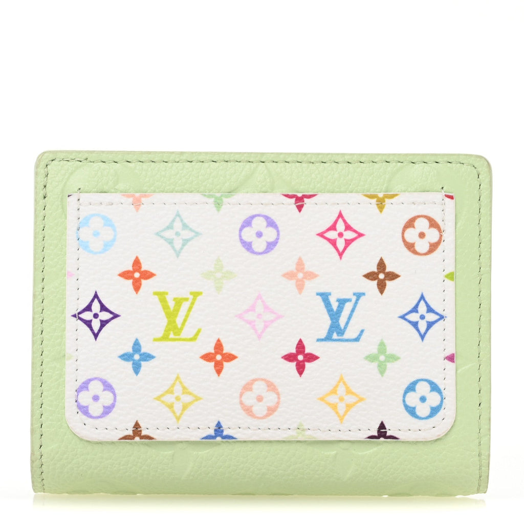 LV x TM Empreinte Monogram Multicolor Clea Wallet Green Tea
