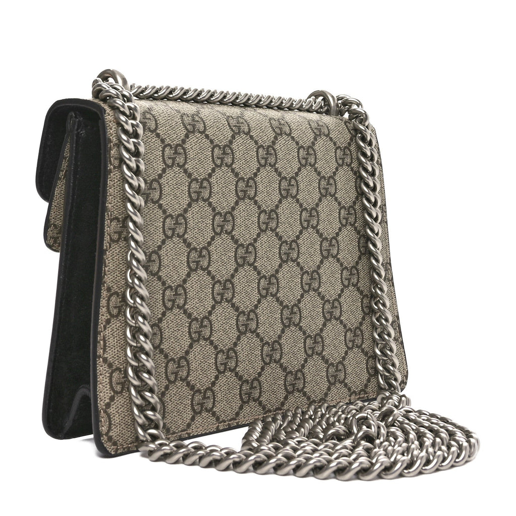 GG Supreme Monogram Mini Dionysus Shoulder Bag Black