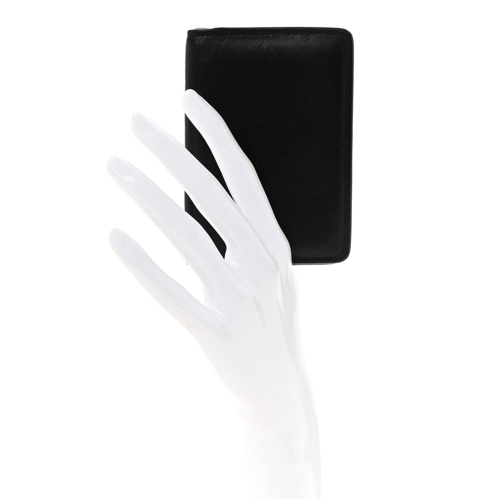 Calfskin Monogram Shadow Pocket Organizer Black