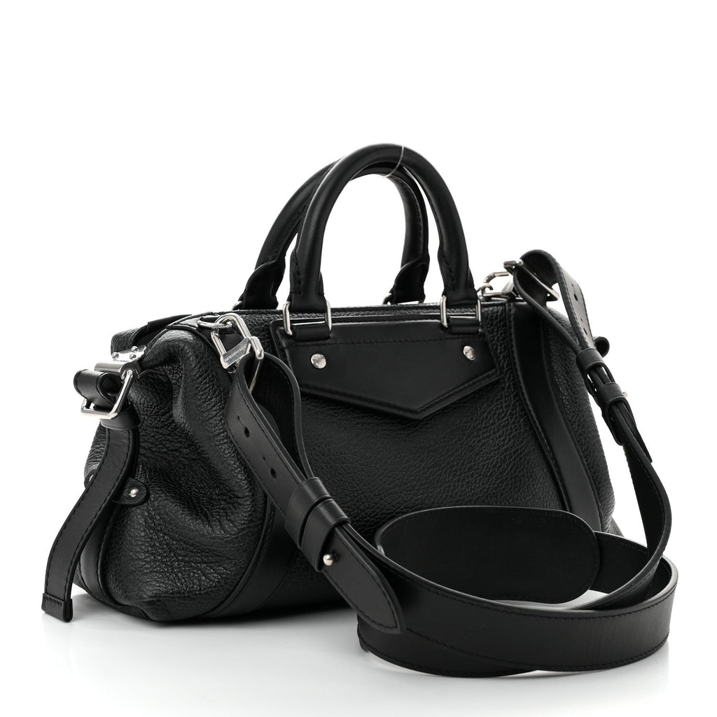 Pixel Lambskin LV Biker PM Black