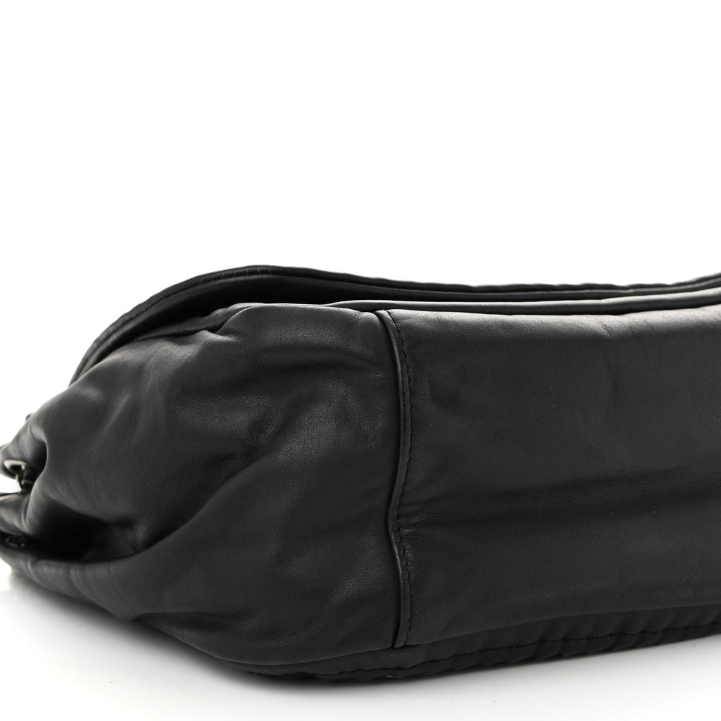 Lambskin Luxe Ligne Flap Black