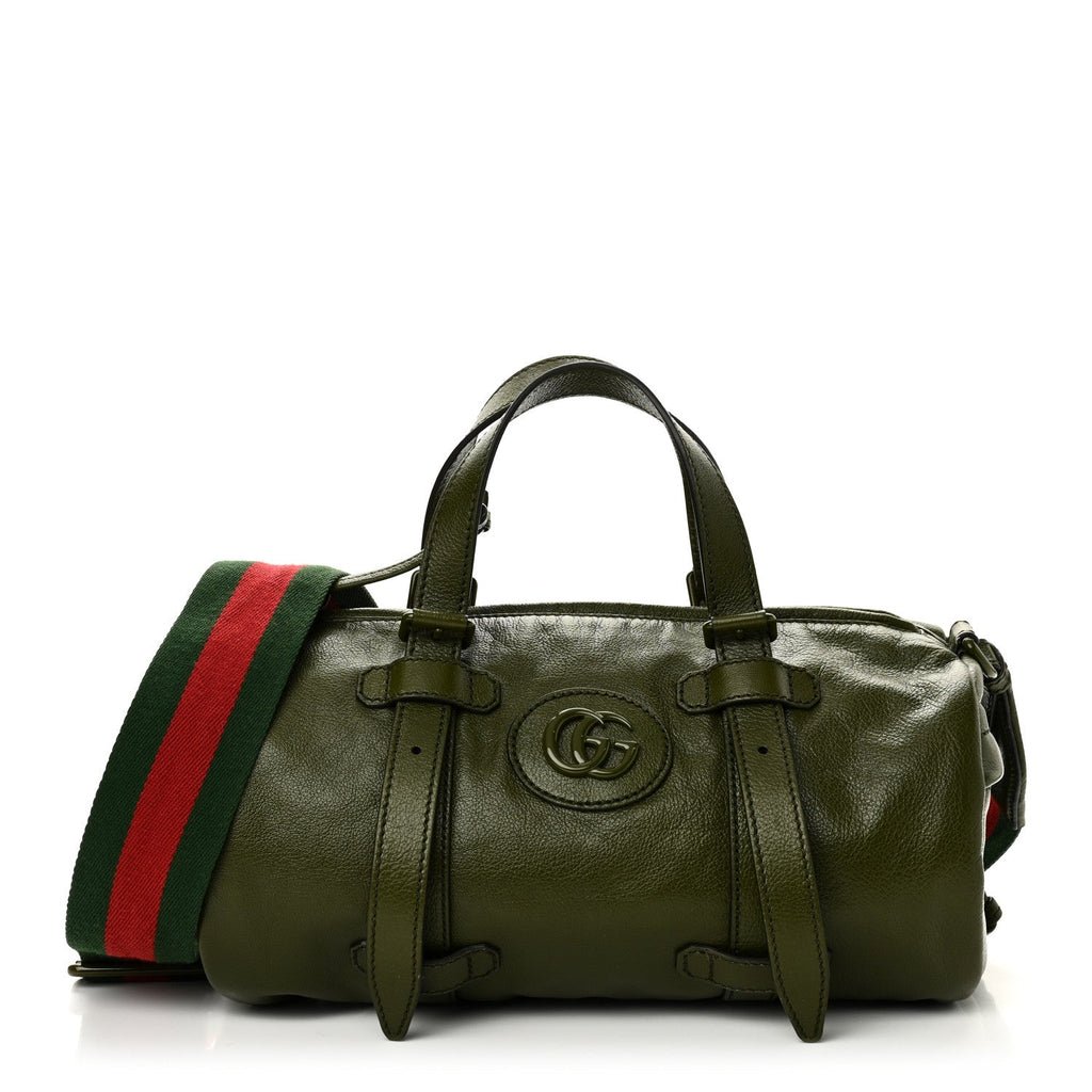 Piuma Lux Energy Monochrome Web Duffle Bag Green