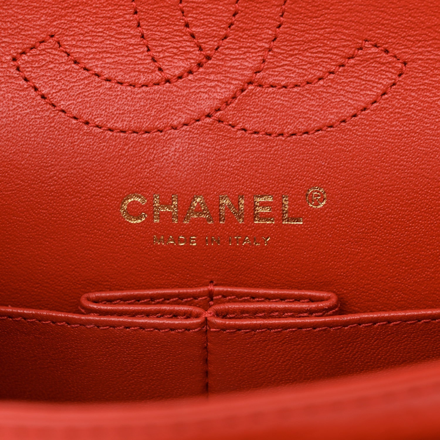 Aged Calfskin Quilted 2.55 Reissue Mini Flap Red