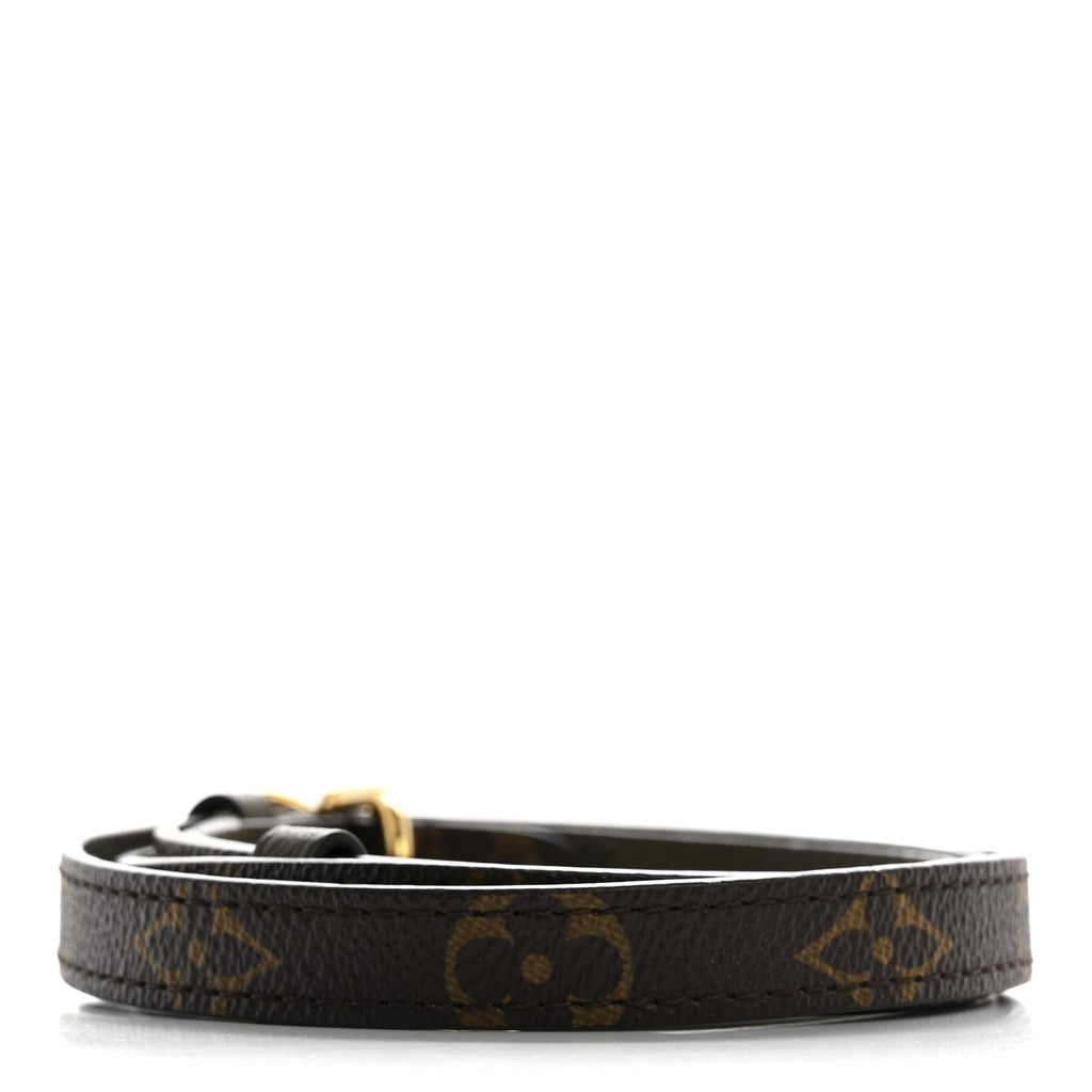 Calfskin Monogram Marignan Adjustable Shoulder Strap Kaki