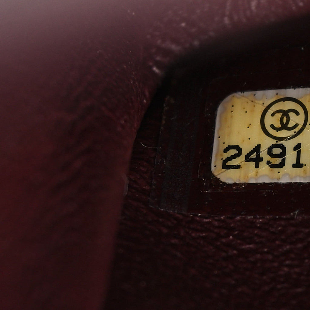 Aged Calfskin Space Charms 2.55 Reissue 225 Flap Black