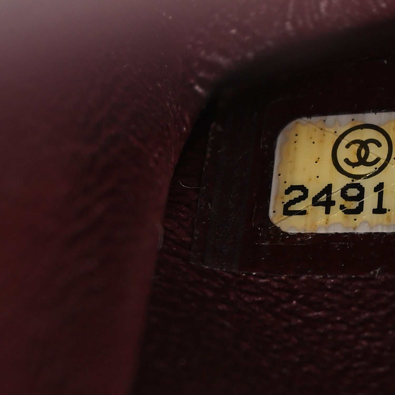 Aged Calfskin Space Charms 2.55 Reissue 225 Flap Black