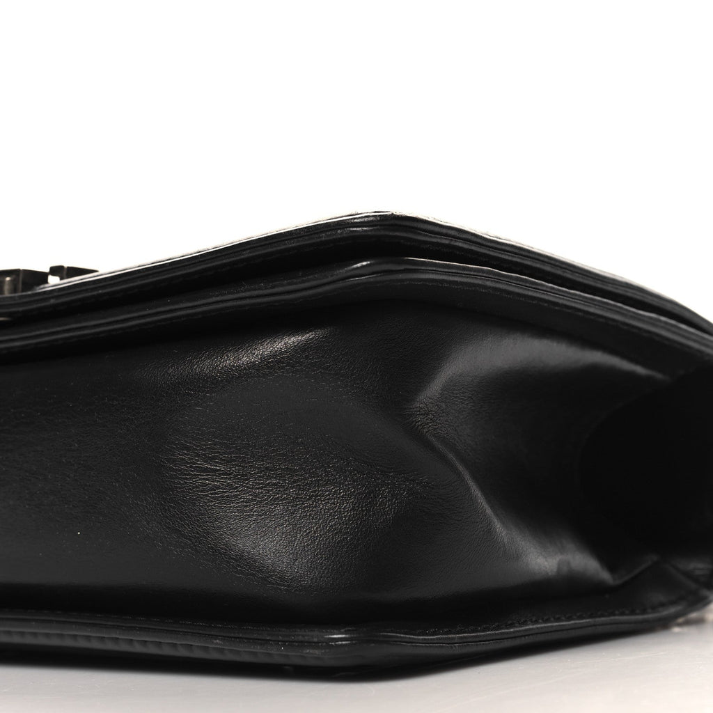 Lambskin Medium Celtic Boy Flap Black