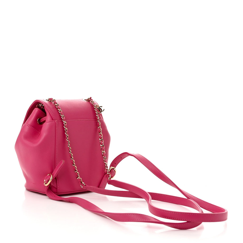 Lambskin CC Mania Backpack Pink