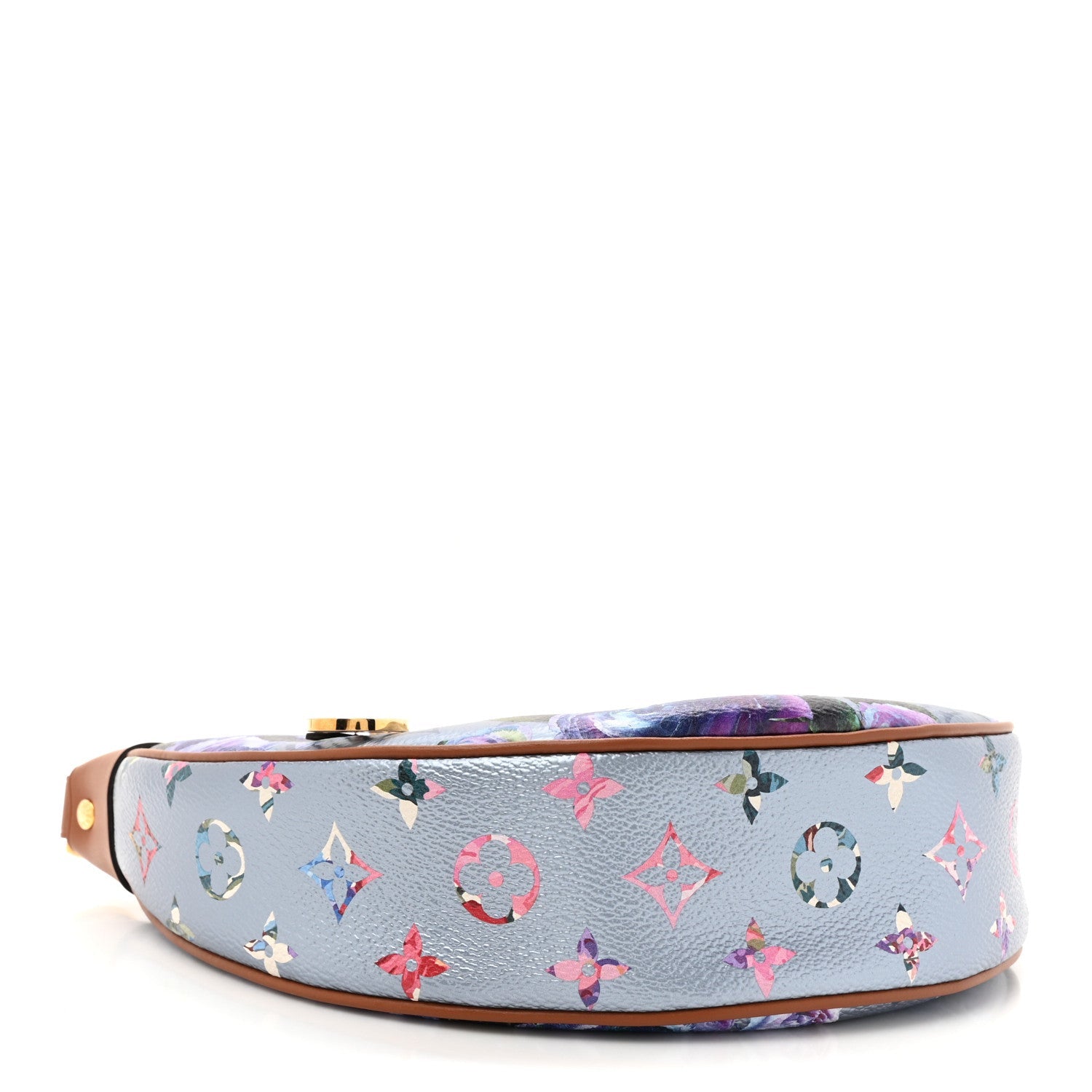 Metallic Monogram LV Garden Loop PM Blue
