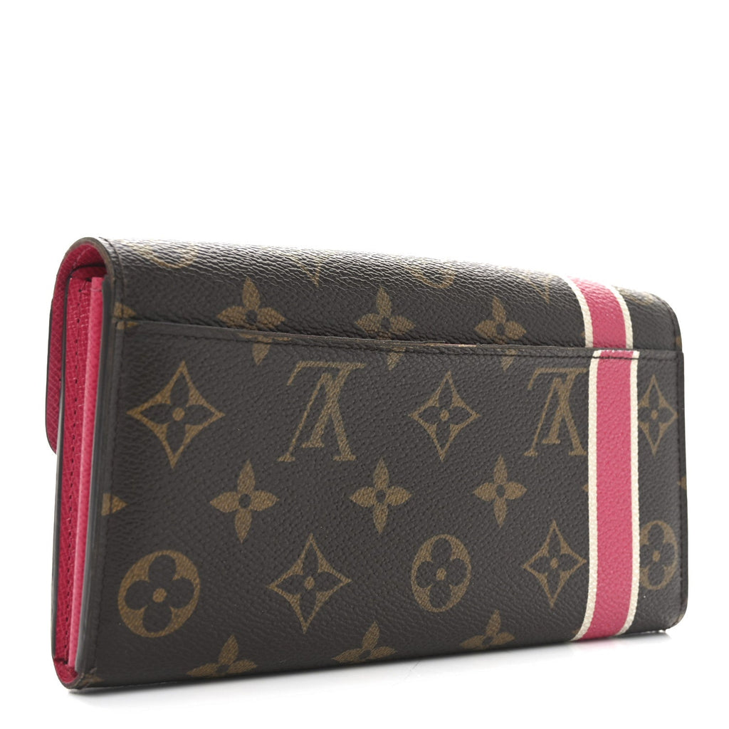 Monogram My LV Heritage Sarah Wallet NM Rose Freesia