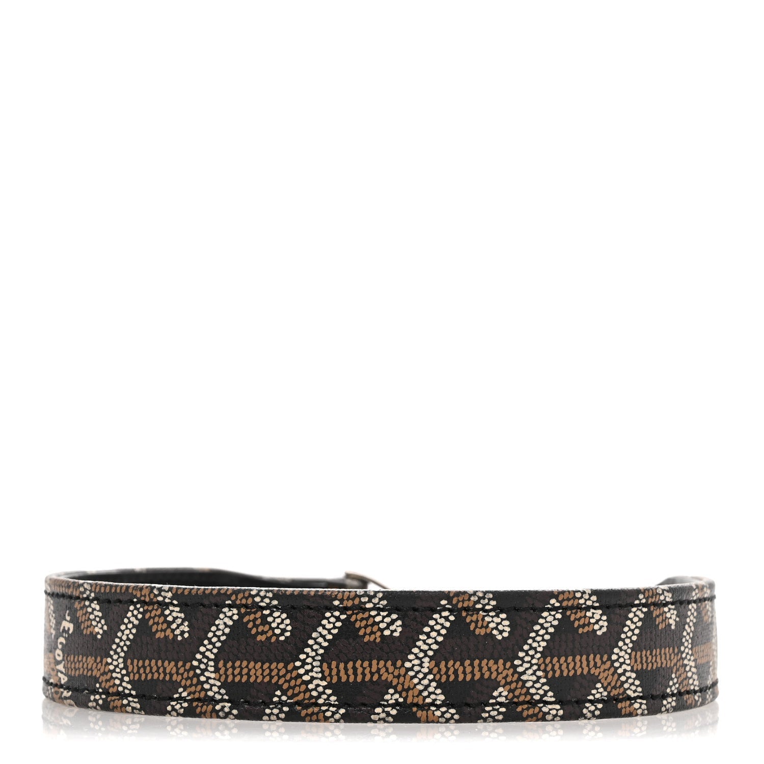 Goyardine Dog Leash Black