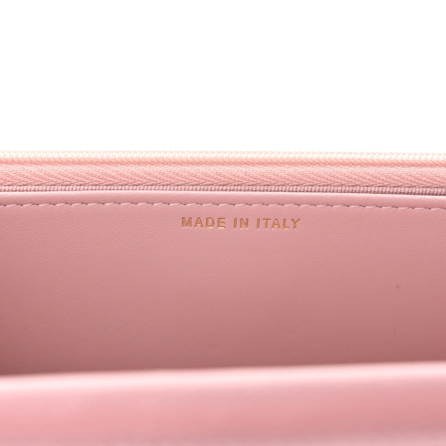 Caviar Quilted Studded CC Wallet on Chain WOC Light Pink