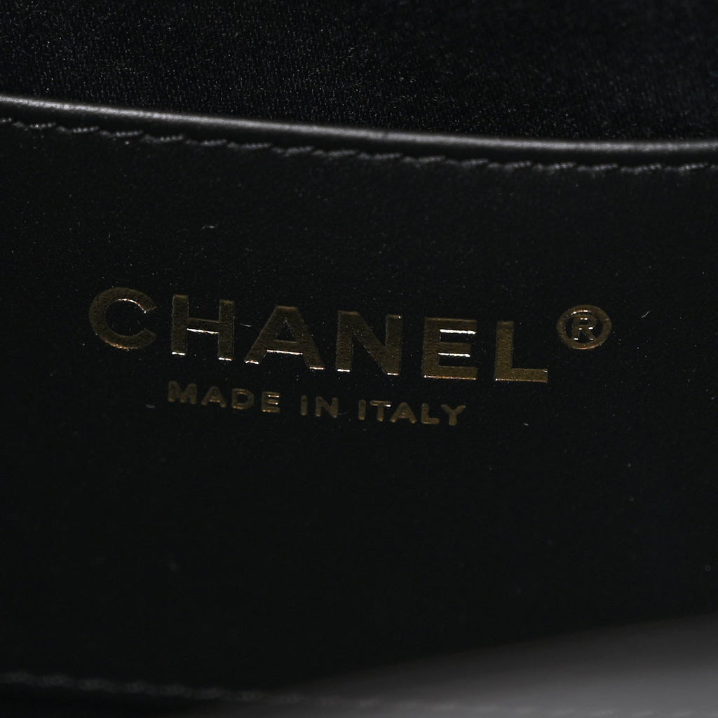 Caviar Quilted Small Chanel 25 Handbag Black