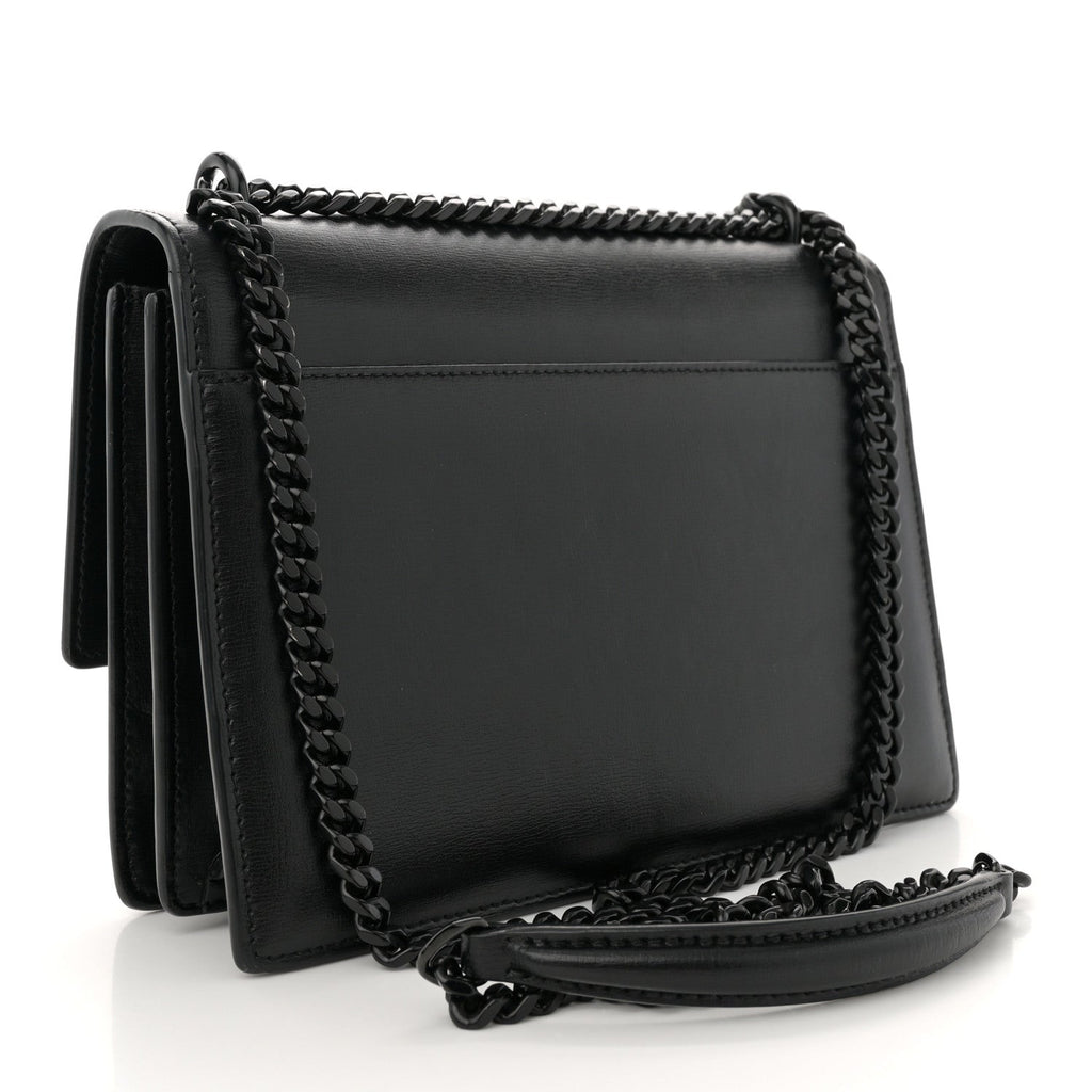 Calfskin Medium Monogram Monochrome Sunset Black