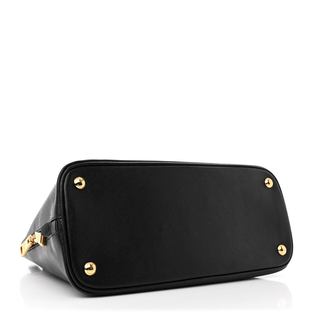 Saffiano Lux Medium Promenade Tote Black