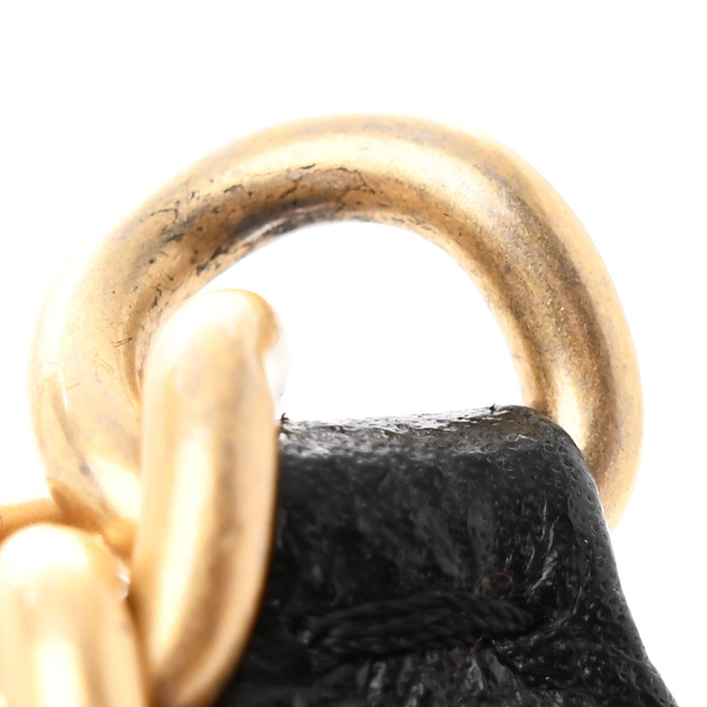 Caviar Quilted Boy Wallet On Chain WOC Black