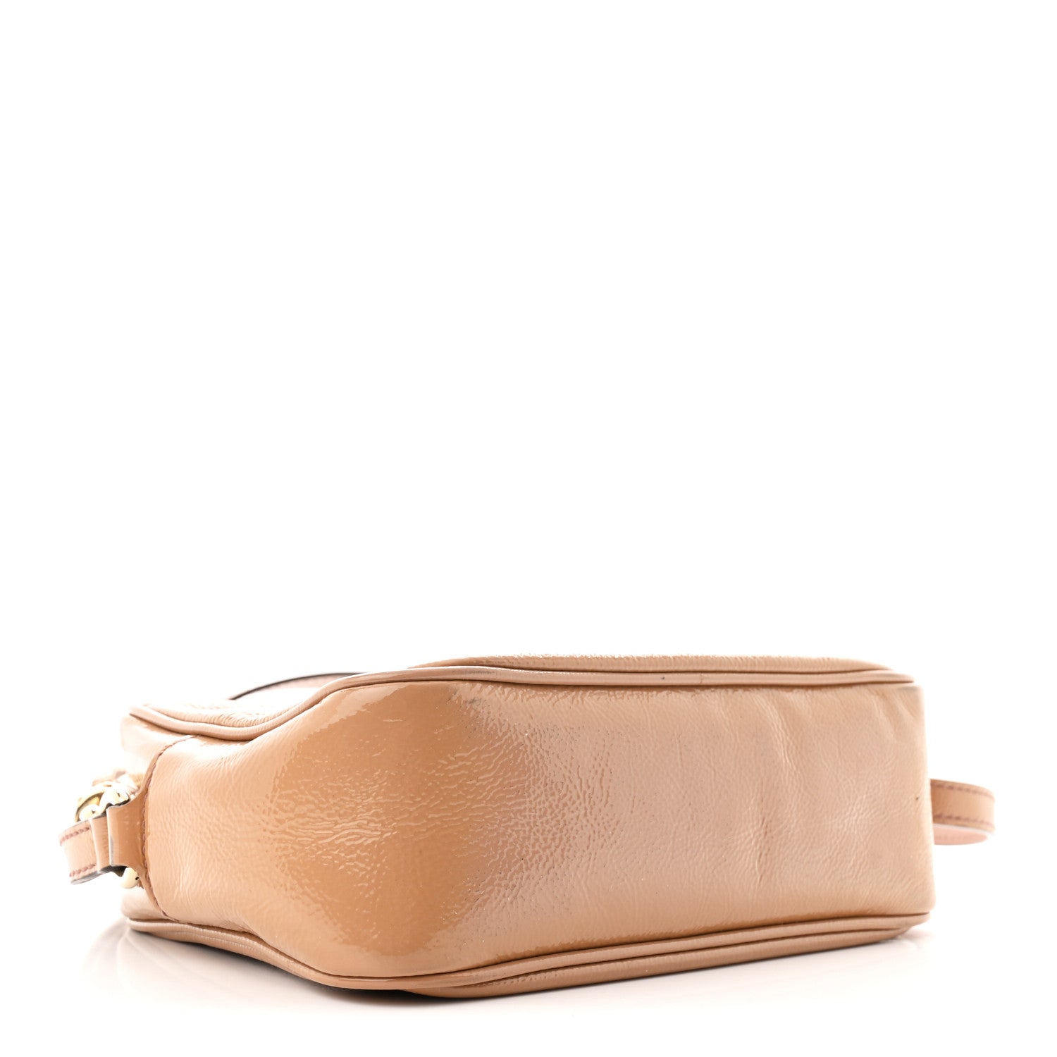 Vernice Naplack Small Soho Disco Bag Dark Cipria