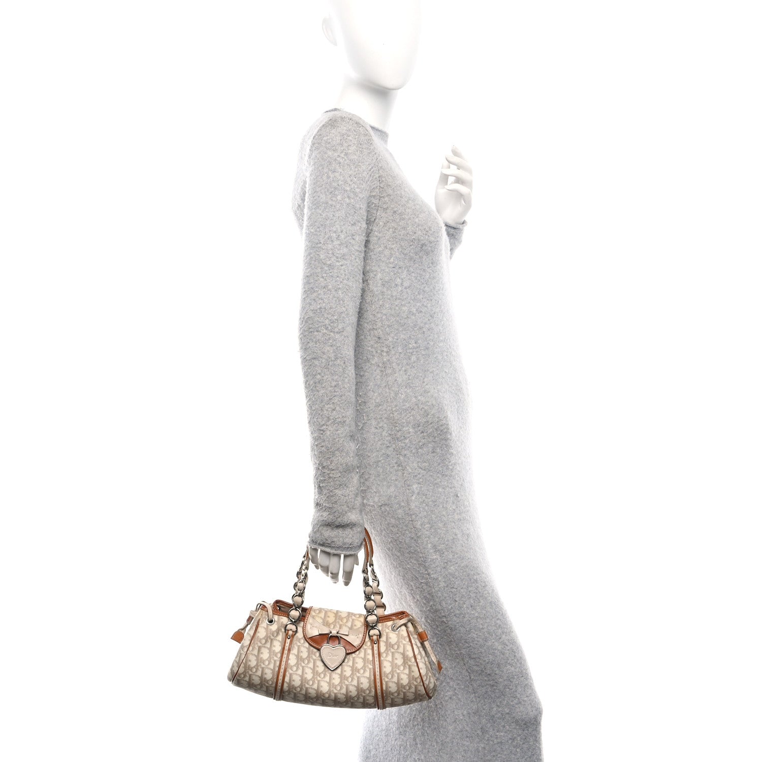 Monogram Romantique Trotter Shoulder Bag Beige