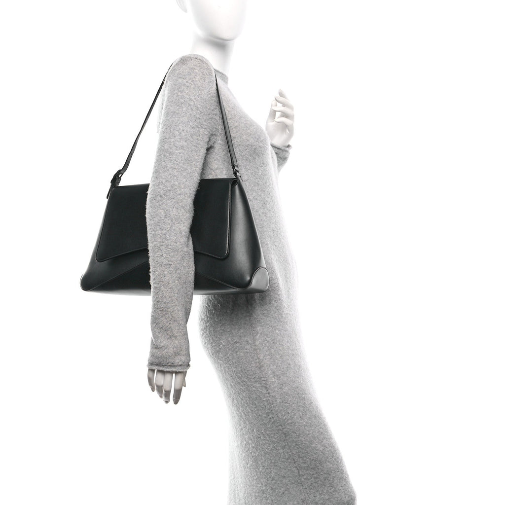 Box Calfskin XL XX Flap Bag Black