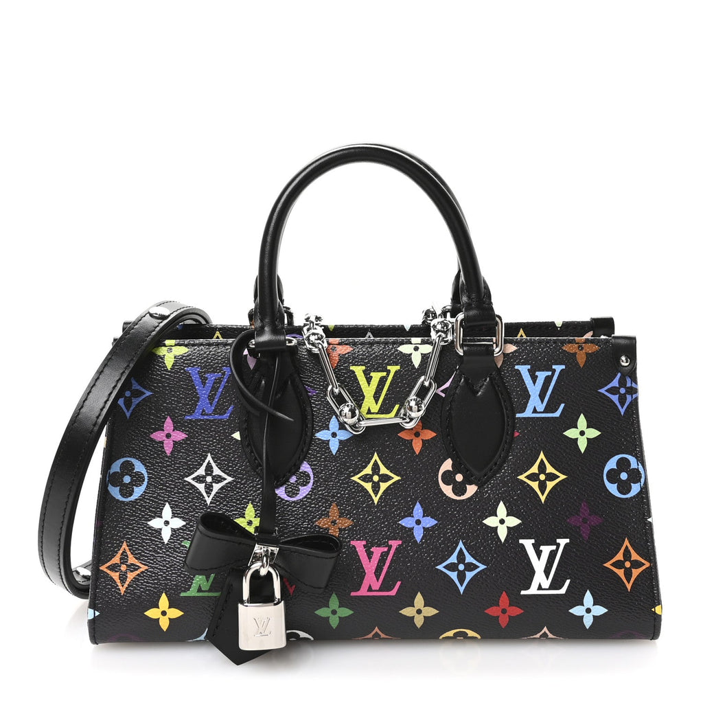 LV X TM Monogram Multicolor OnTheGo East West Black
