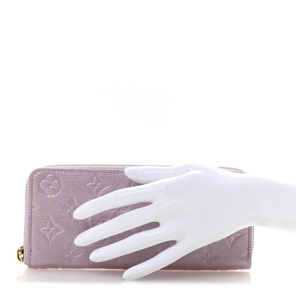 Metallic Empreinte Clemence Wallet Pearly Lilac