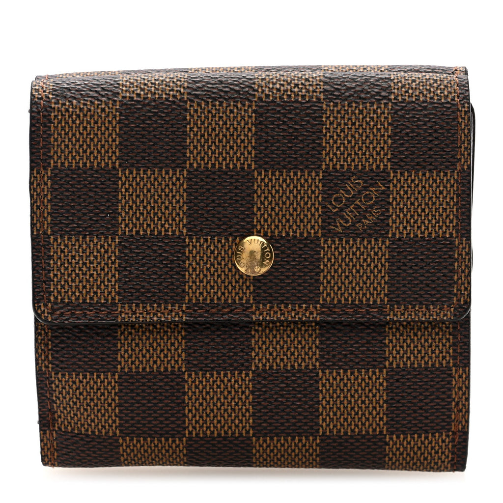 Damier Ebene Elise Wallet