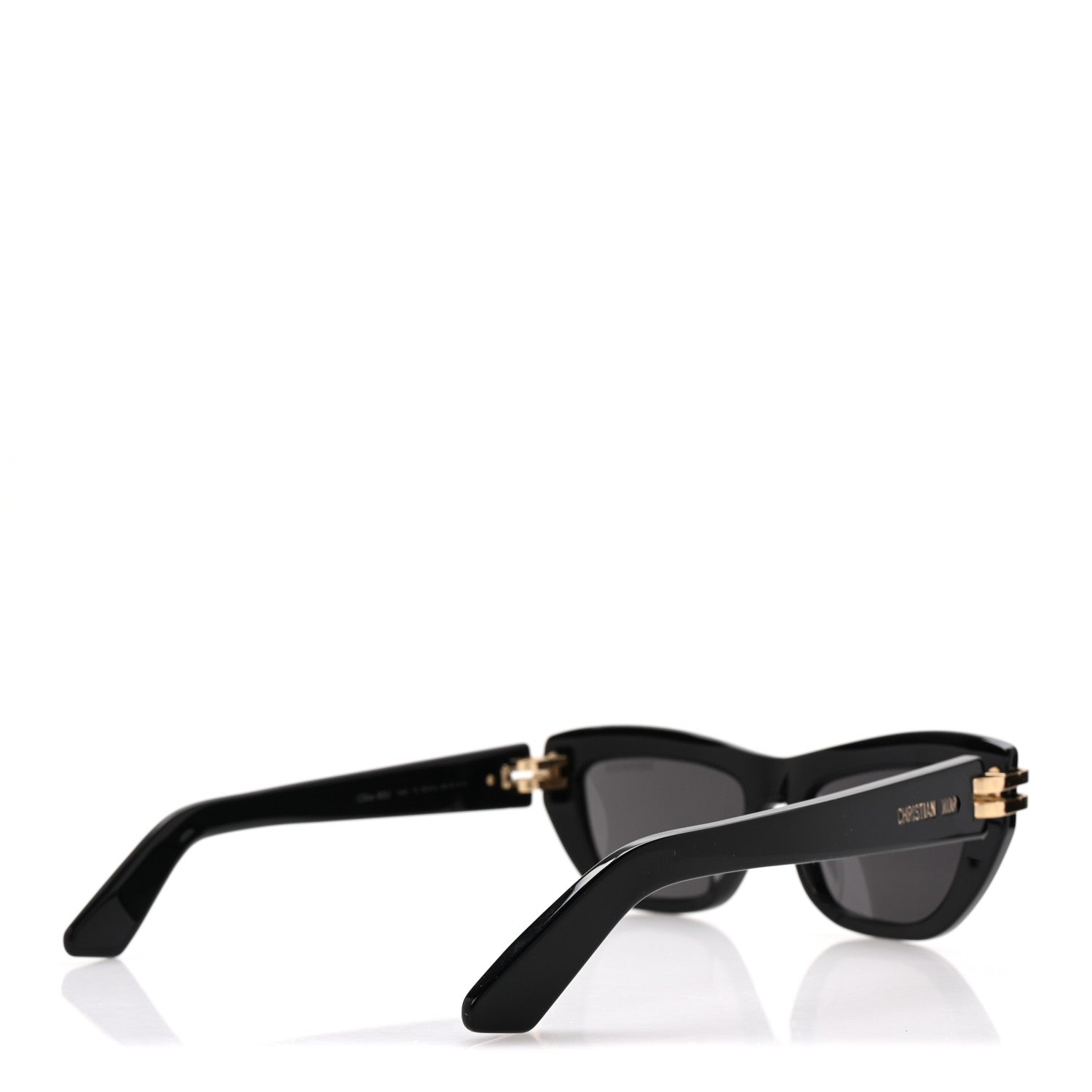 Acetate CDior B2U Cat Eye Sunglasses Black